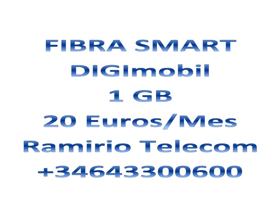 FIBRA SMART DIGImobil 1GB 20 €